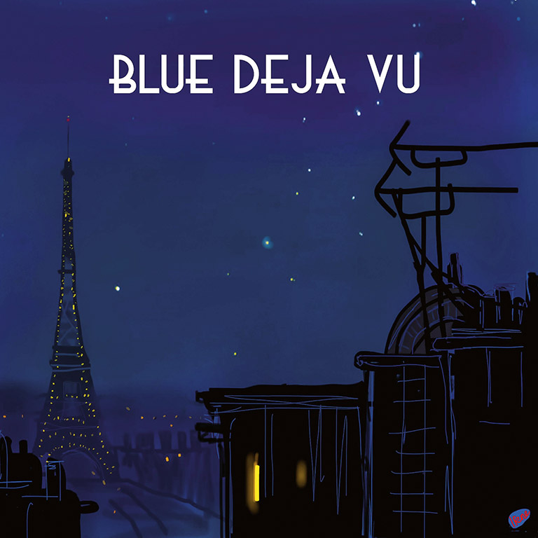 CD Cover Blue Deja Vu